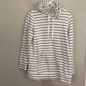Long Sleeve Maternity Hooded Sweatshirt